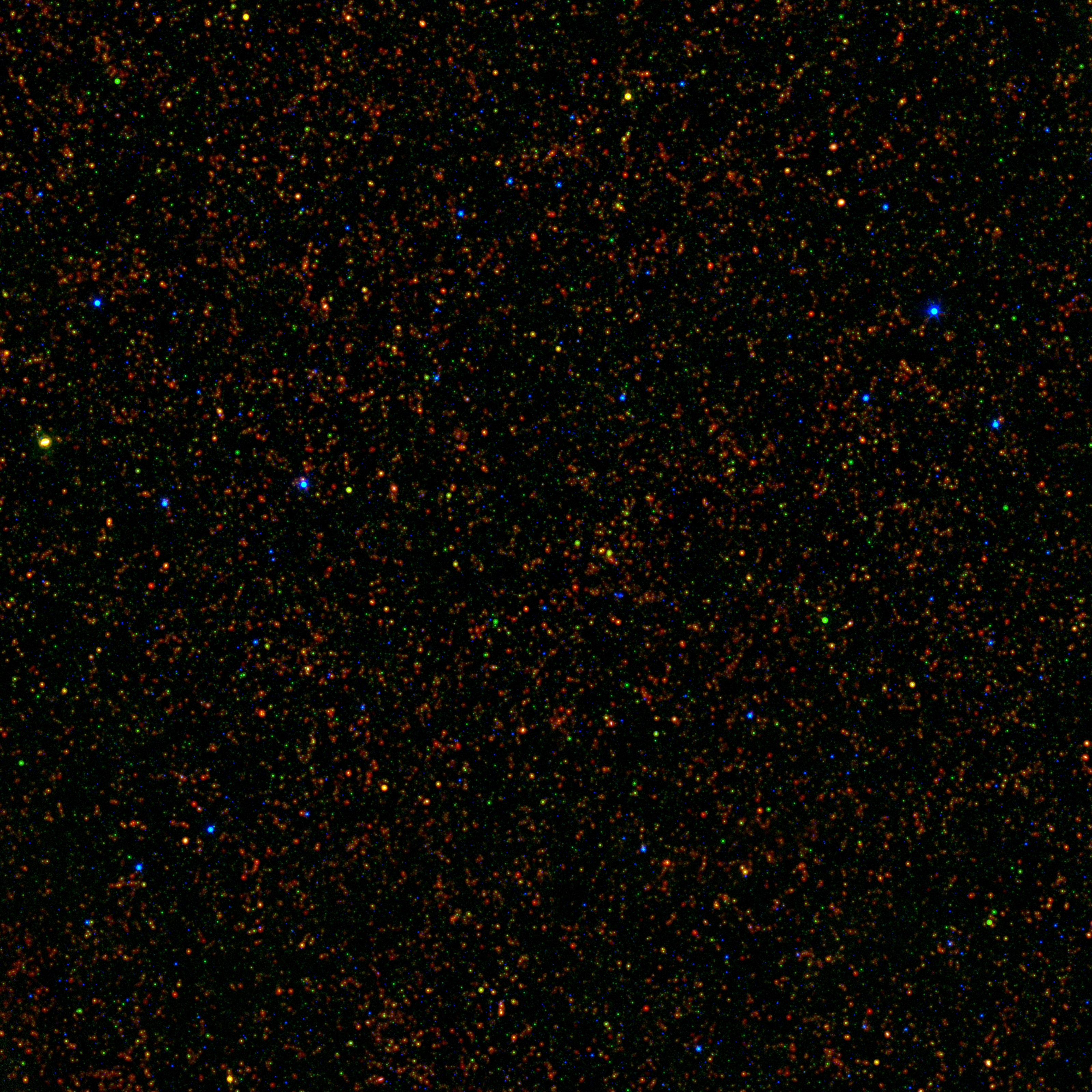 The COSMOS field as seen in the infrared